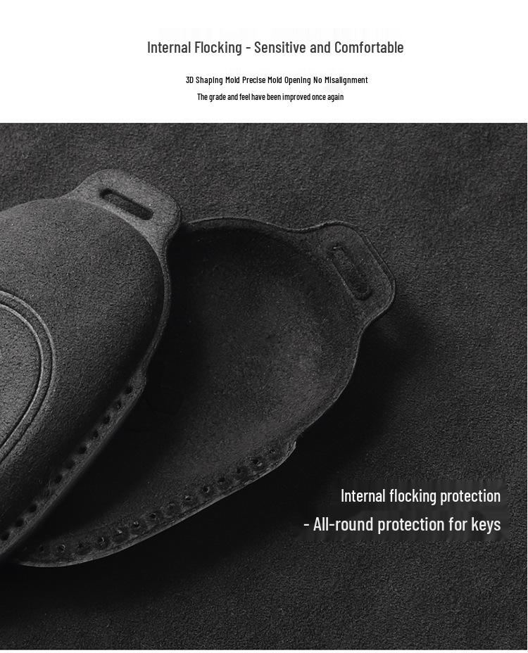 Advanced Suede Key Case for Feifan Auto R7 & F7 with Full Coverage and Big Screen Protection