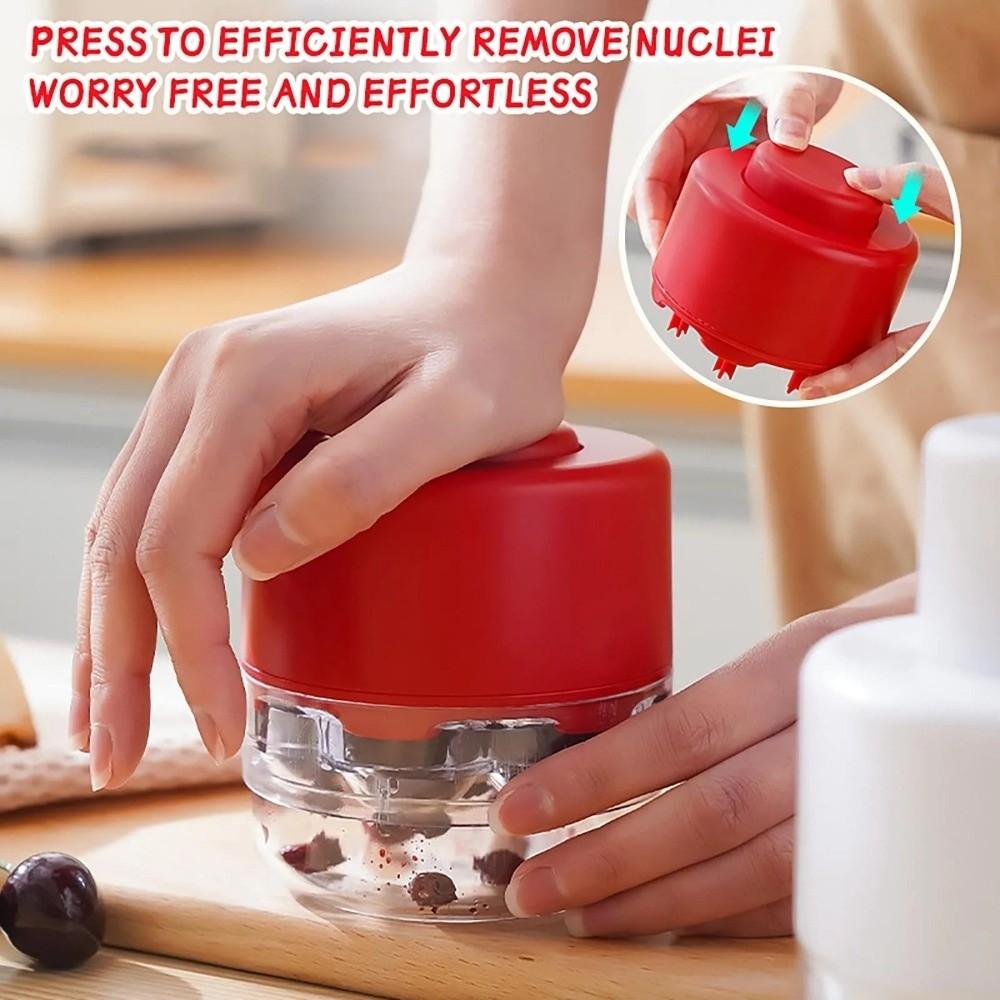 with 7 Holes Cherry Corer Easy-Press Cherry Stone Remover Cherry Pitter  Jujube Pitter