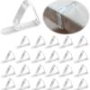 10/20 pièces Pince de Nappe d'Extérieur Pince de Table Solide Pince de Nappe Boucle de Fixation Boucle en Plastique Décoration Ménagère YFJ010