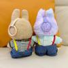 For 17cm Labubu Doll Clothes Fashion Clothes Denim Overalls Clothes Color Match Shirts Dolls Accessories Cute Decoration Little Cloths