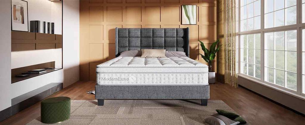 7-Zonen Taschenfederkernmatratze 140x200 cm H3, 25cm Hoch Kaltschaum Hybridmatratze, Ergonomische Körperanpassung & Atmungsaktiv, OEKO-TEX, Komfort Doppelbett