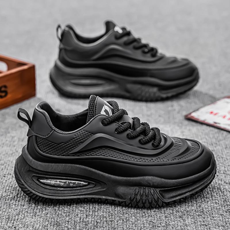 Men's shoes spring new fashion trend sports casual shoes men's versatile thick sole heightening wear-resistant men's shoes