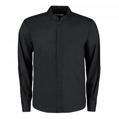 BARGEAR Herrenhemd mit Stehkragen, tailliert, langärmelig