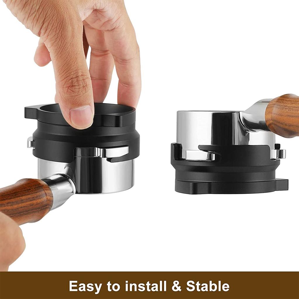 Tumbler Coffee Needle Distributor Stirrer and 54mm Dosing Ring Espresso Powder Stirrer Distributor Leveler Easy To Use