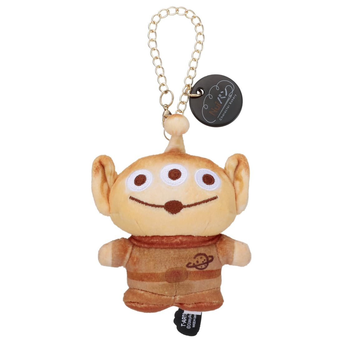 Takara Tomy Arts Pixar Character Nui Bread Chain Strap Mascot Character Bread Alien Height approx. 10.5cm