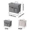 Large Capacity Dirty Clothes Storage Basket Folding Space Saving Snack Clothes Basket with Handle Clothing Storage Basket