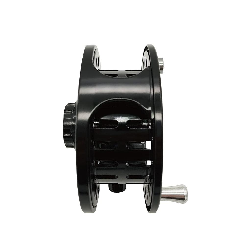 Oruldo Angelgerät Fliegenfischenrolle [Fulard A] Großkern Fliegenfischenrolle (Schwarz 75mm) qb010212b01n0