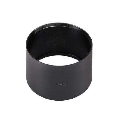 Matowa czarna aluminiowa osłona przeciwsłoneczna do obiektywów 150 600mm 60 600mm Zmniejsza światło Poprawia obrazowanie Czysta Średnica 105mm