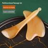 Buffalo Horn Gua Sha Board – Acupoint Scraper for Full Body and Face Meridian Massage in Beauty Salons