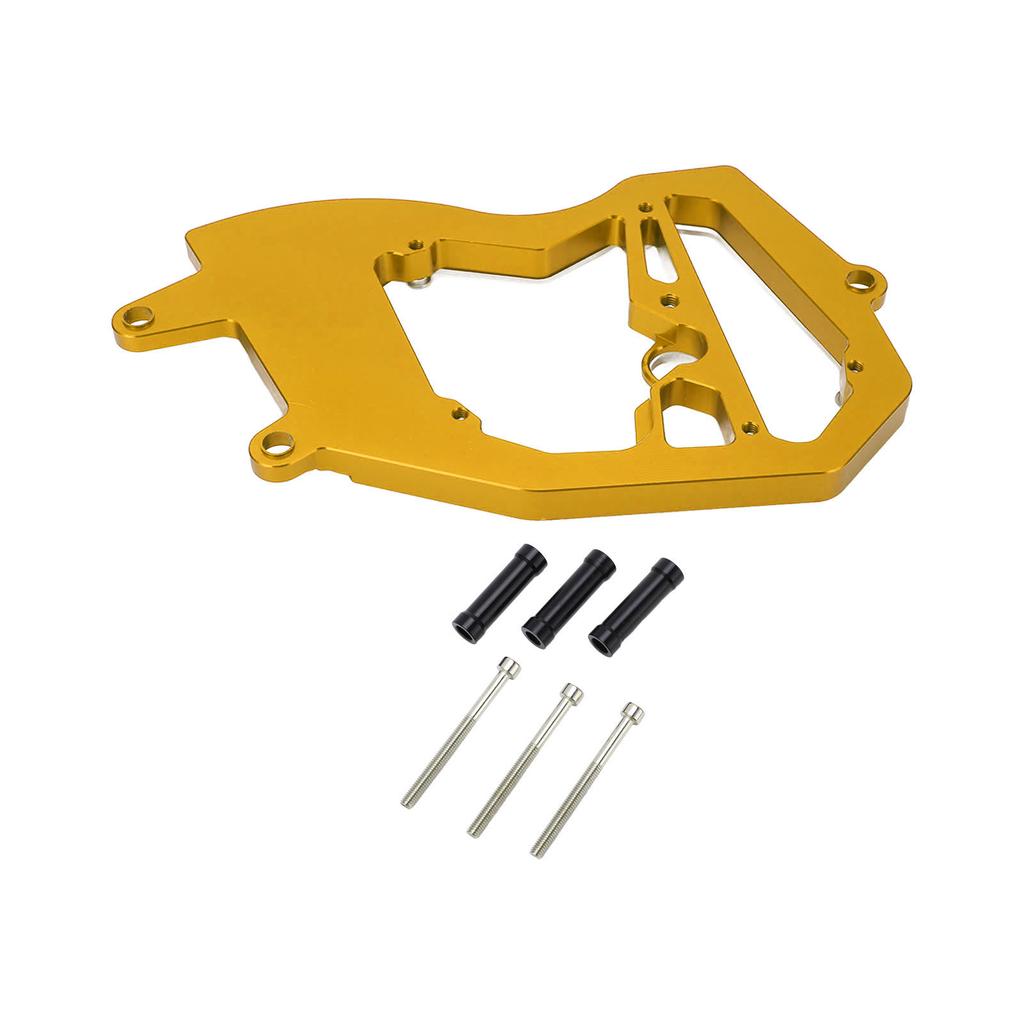 Front Sprocket Cover CNC Aluminium Alloy Chain Guard Protector Motorcycle Refitting Replacement for ZX6R 2009‑2021Gold