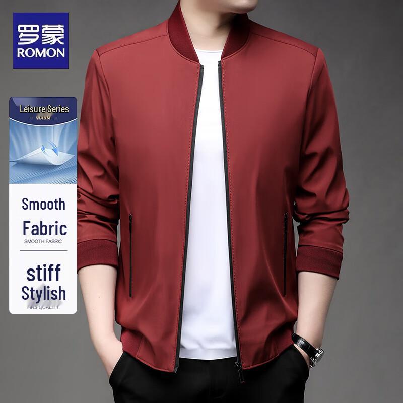 

Luomeng Men s Business Casual Stand-Collar Jacket 3XL