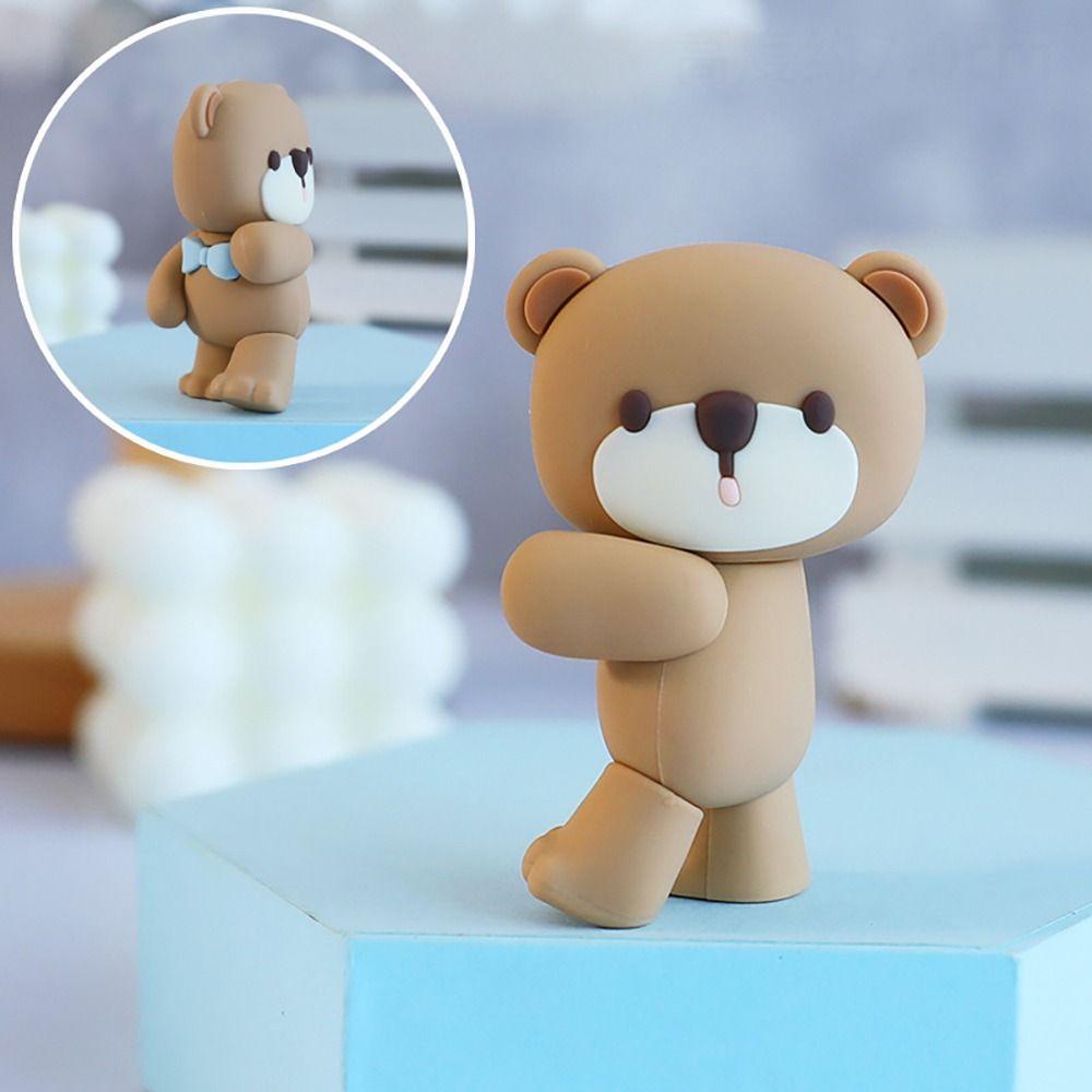 1ks Narozeninová párty Medvídkové ozdoby Potřeby pro miminko Dekorace na dorty Roztomilý topper na dort chlapec Dívka