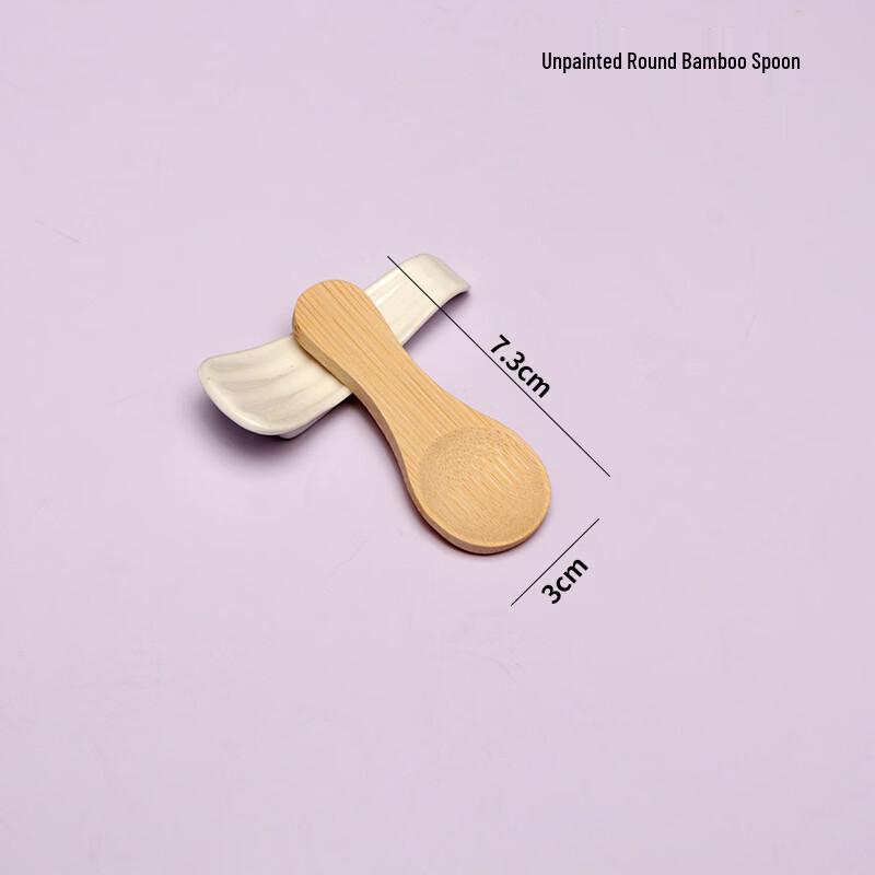 ZISIZ Mini Bamboo Salt & Seasoning Spoon Set