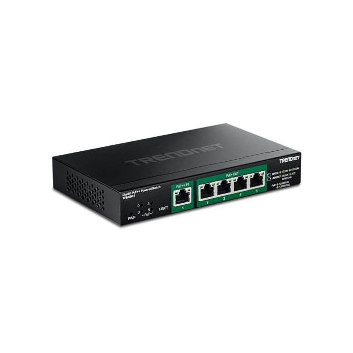 Netzwerk-Switch - TRENDnet - TPE-B541 - 5 Gigabit PoE++ Ports - 60W - Lebenslange Garantie