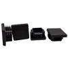 Internal Cap for Profile Post Roof 25x25 10 PCS BLACK