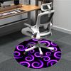 1pc Spiral Pattern Office Round Rug, Non-slip, Soft and Durable Office Rug for Interior Decoration, Perfect for Office, Beautiful Decoration Yy2603230