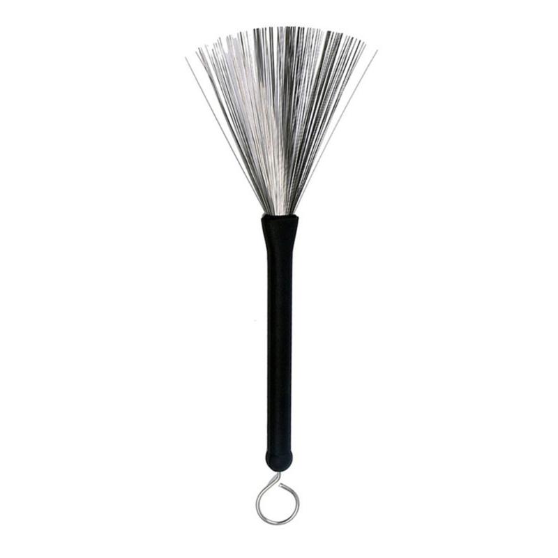 1Pc Retractable Steel Wire Jazz Drum Brush 32cm Drum Stick Percussion Drumsticks With Plastic Handles Musical Accessory 1