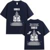Radiohead Return To The Road European Tour T Shirts Fashion Rock Band T-shirt Men Women Cotton Oversized T-shirt