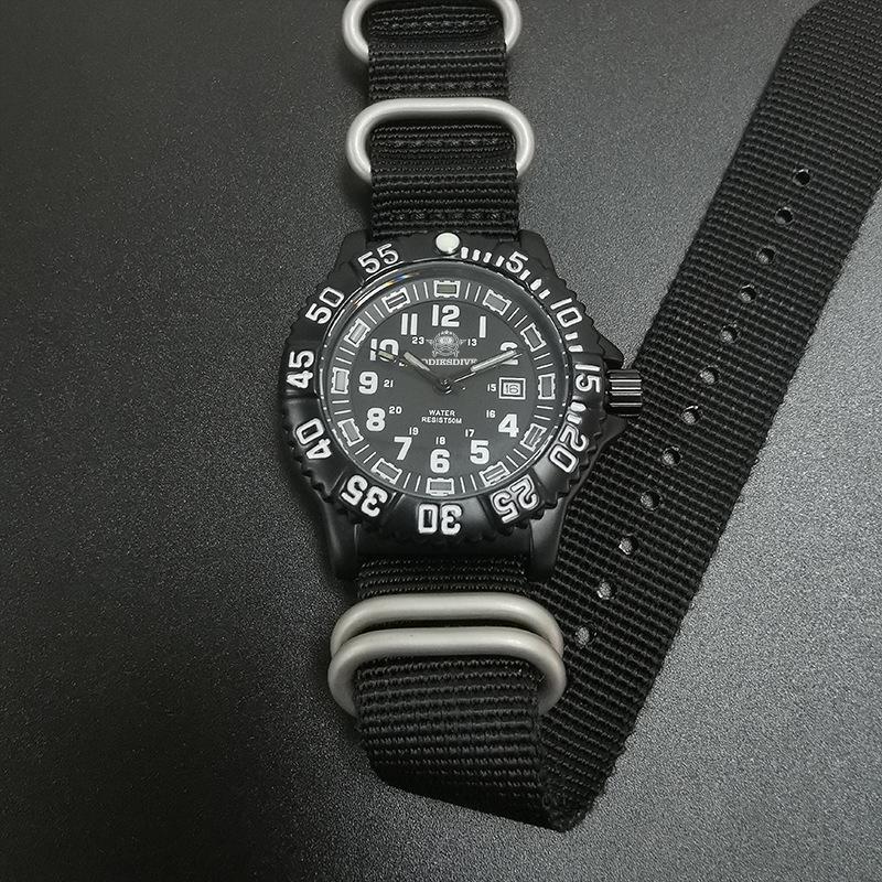 Addiesdive Men's Multifunctional Quartz Watch - Luminous, Outdoor, Waterproof