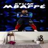 1 szt. Gobelin Kylian Mbappé, Salon, Sypialnia, Biuro, Dekoracja Imprezowa, Idealny Świąteczny Prezent
