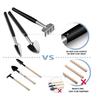 Stainless Steel Garden Planter Kit Waterproof Mat Multi-functional Succulent Plants Tools Pruning Shears Ergonomic Handle