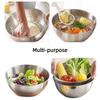 Mesh Fruit Vegetable Washing Bowl Double Layer Vegetable Fruit Strainer  Household