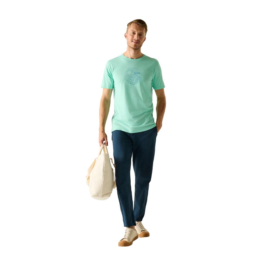 Regatta Mens Cline IX Sea Wave T-Shirt