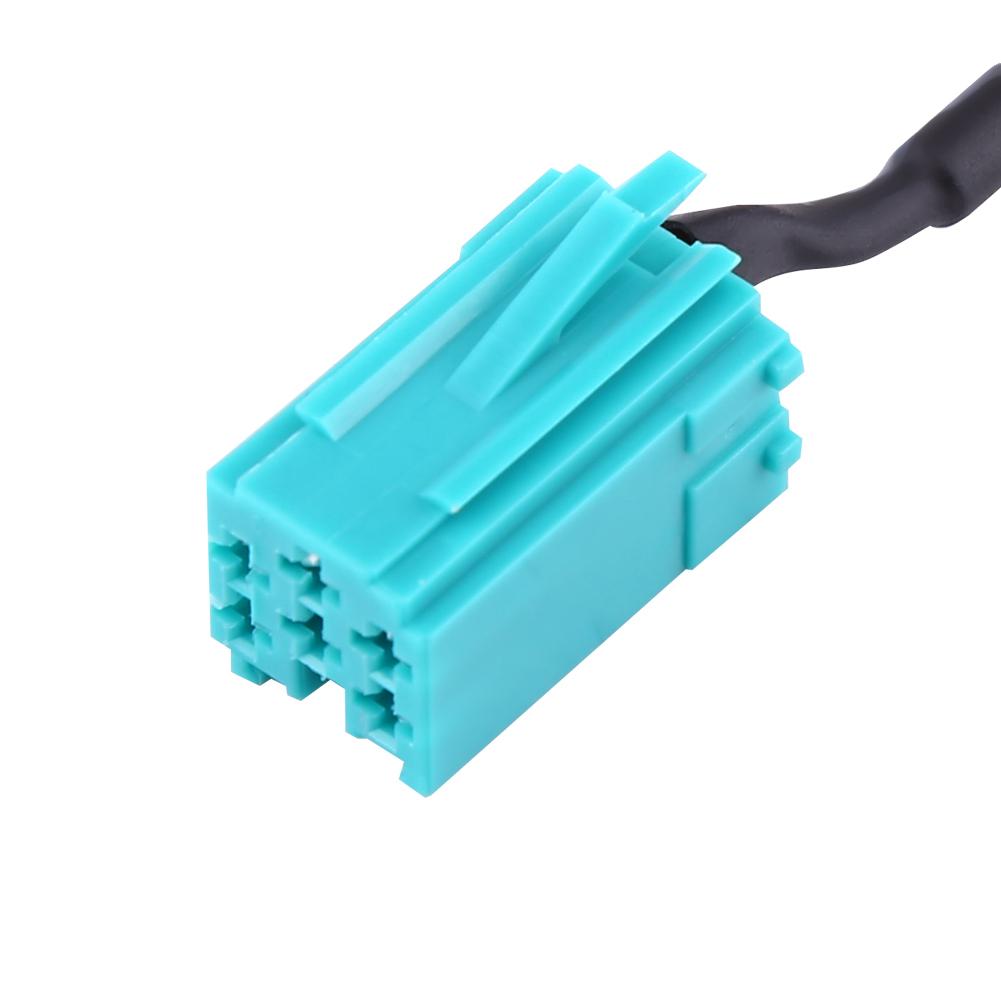Car 6 Pin to 3.5mm Connector Auxiliary Cable For Renault Update List Automobile Data Line