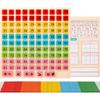 Number Recognition Blocks: 1-100 Learning Toy for Ages 3-6, Math & Literacy Educational Aid
