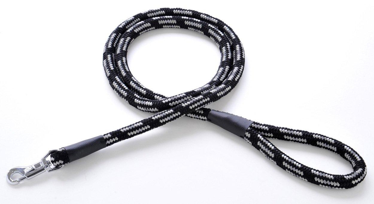 Petio Basic Plus Neon Plus для поводка 15 мм, Черный, Средние собаки,