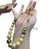 Gradual Change Size Bead Necklace Femininity Light Luxury Design Sense Collarbone Chain Retro Neck Chain