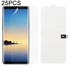 25 PCS Soft Hydrogel Film Full Cover Front Protector with Alcohol Cotton + Scratch Card for Galaxy