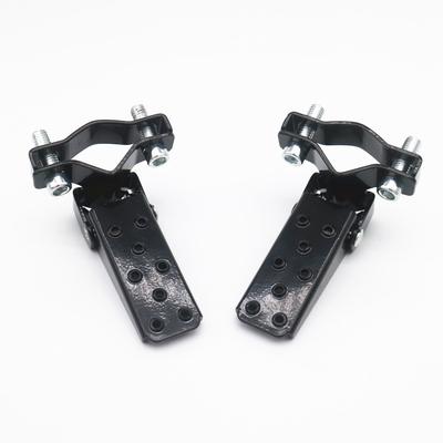 Black Noble And Fashionable Metal Foldable Foot Pegs For Motorcycle Motorcycle Footrests Pedals