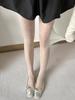 Polka Dot Stockings Children Anti-Hook Silk Skin-Penetrating Pantyhose Micro-Pressure Pantyhose Thin Legs Long Leggings Spice Girl Black Silk