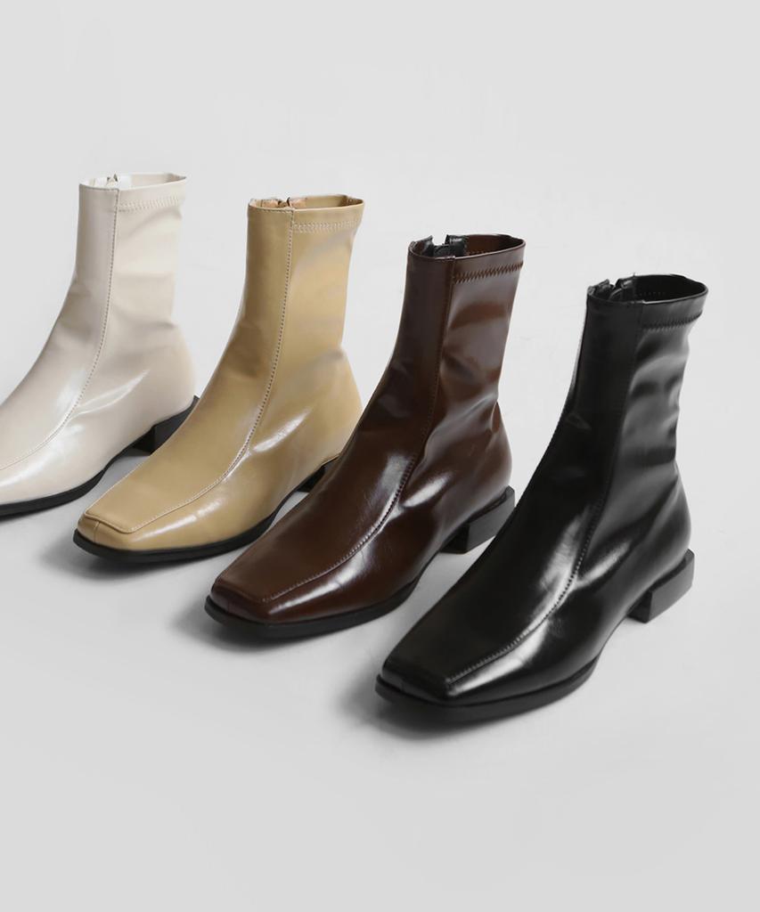 Sappun Laurenti Square Sock Ankle Boots (2Cm)