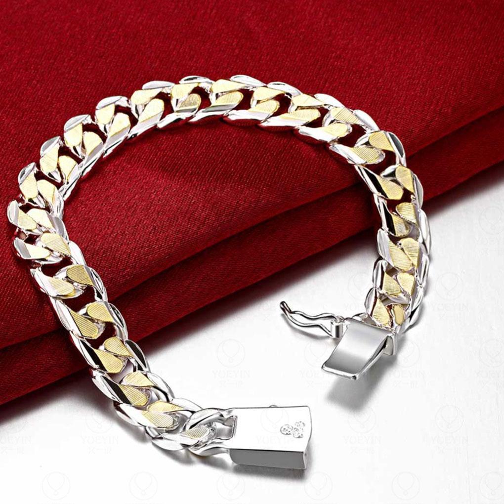 Sterling Silver Chain Bracelet For Men - Stand Out With Subtle Elegance Chain Bracelet Men Silver Bracelet 925 Sterling