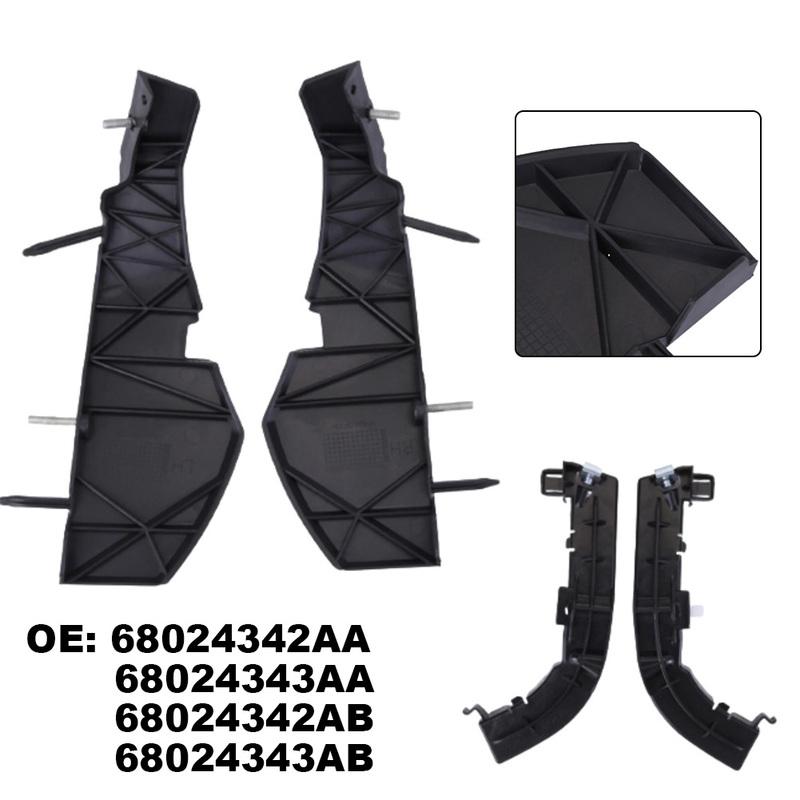 Fixed Bumper Brackets 4 PCS Replacement for Dodge For Challenger 2015  OEM Compatible Numbers 68024342AA 68024343AA