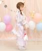 Shichigosan kimono set for dull Pale purple night cherry [KYOETSU] [Kyoetsu] 3-year-old girls, (2. blossoms)