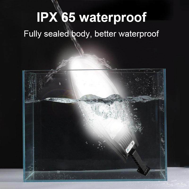 LED Solar Lights Outdoor Garden Street Light With Motion Sensor And Remote Control Waterproof Wall Light For Garage Floodlight