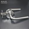 American-Style Stainless Steel Keyless Bathroom Lever Lock with Brake