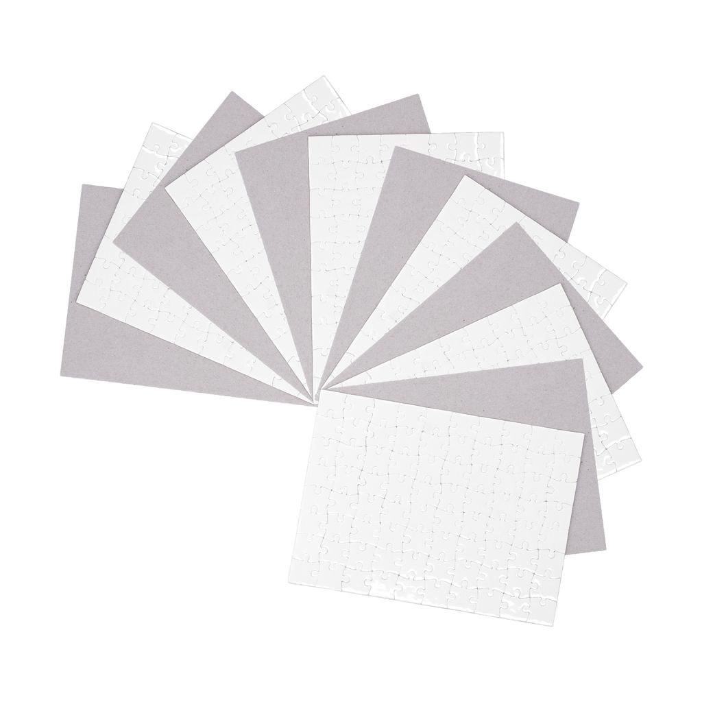 6 Set Sublimation Blanks Puzzles DIY Thermal Transfer Heat Press Printing Crafts 7.8x5.7in