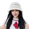 Fisherman Hat Women's Autumn and Winter Versatile Korean Style Basin Hat Warm and Fashionable Colorful Face Showing Small Bucket Hat