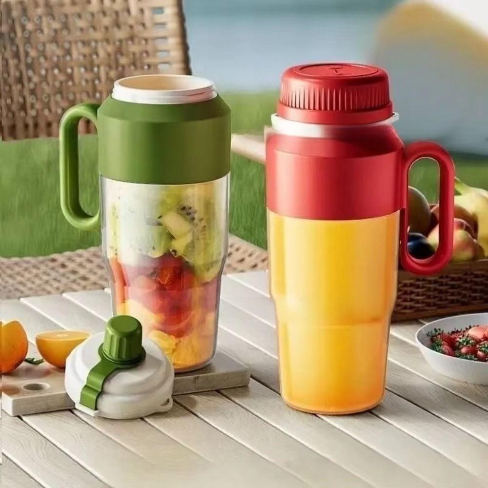 Portable Electric Juicer Cup 1500ml Large Capacity Smoothie Mixer Rechargeable Blender Home Use