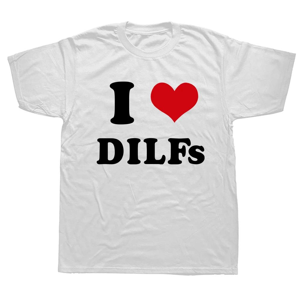 Funny Dilf Hunter Single Mom Adult Joke Sarcastic T Shirts Graphic Streetwear Short Sleeve Harajuku Boyfriend Husband Tshirt