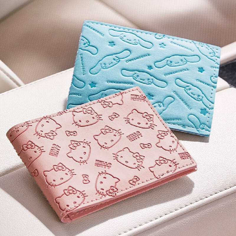 Sanrio leather card wallet