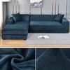 Velvet Sofa Cover Elastic Thick L Shaped Corner Sofa Cover For Living Room 1 /2 /3 /4 Seater Stretch Cover For Sofa Couch Armchair
