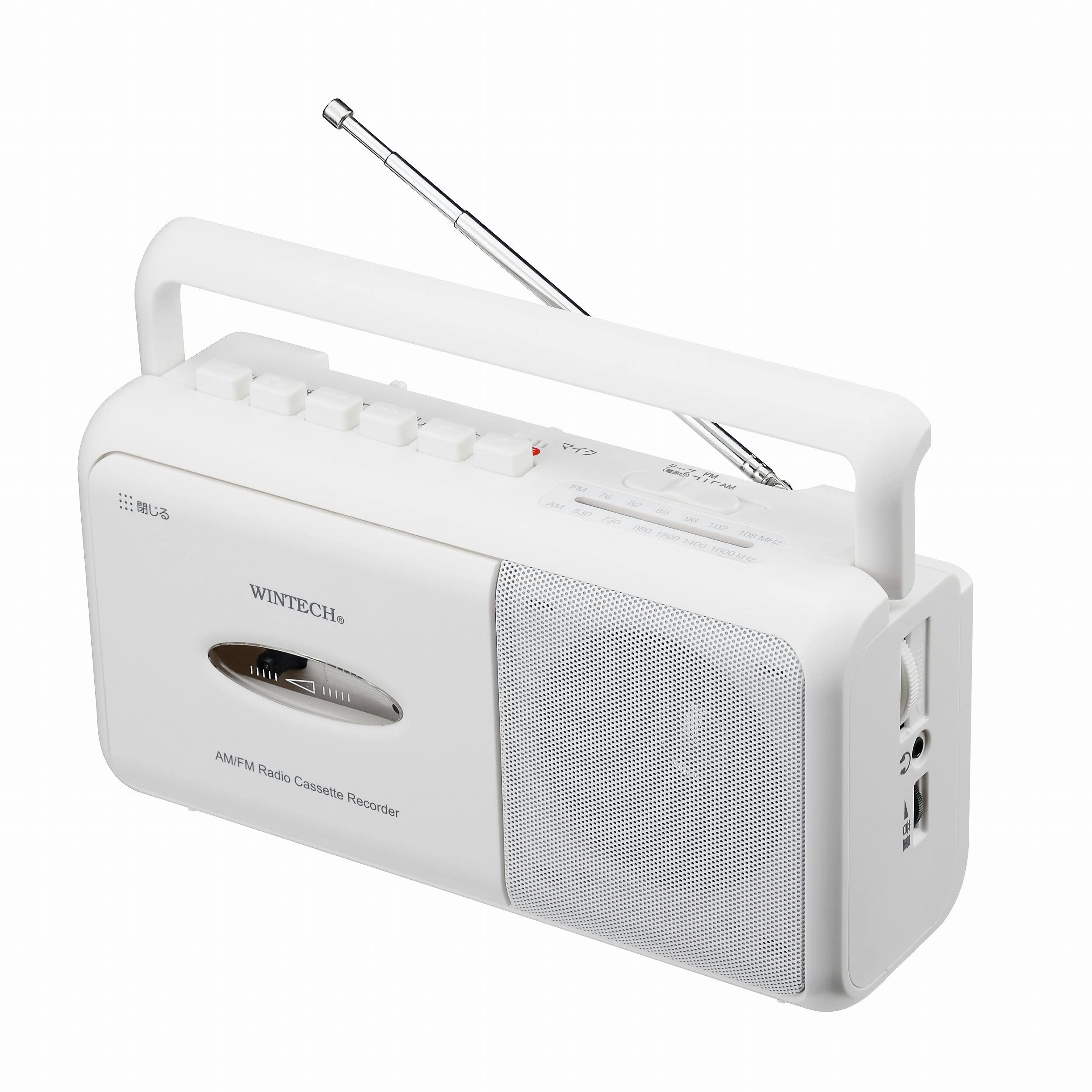 

WINTECH Mono Radio Cassette Player White SCT-M110 білий