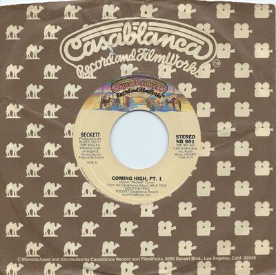 7inch Record ALSTON "BECKETT" CYRUS - Coming High NB901 Casablanca 1977 US Soul/Funk Used