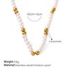 Seaside vacation wind shell starfish imitation pearl bracelet necklace niche design high-end suit women