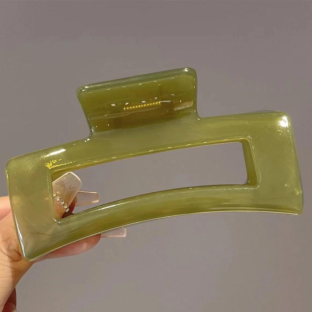 Hair Claw Clip for Women Girl Plastic Transparent Large Hair Claw Clip Crab Women's Gig Clips Claws Hair Accessories Headwear
